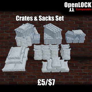 Crates and Sacks Set