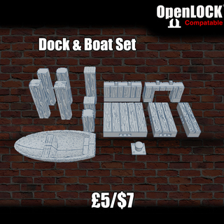 Dock and Boat Set