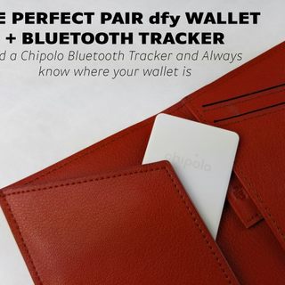 dfy ONE Bifold with Chipolo Card Bluetooth Tracker