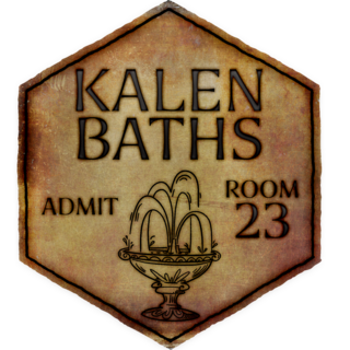 Kalen Baths sticker