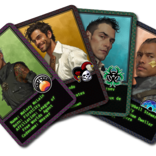 Small Art Cards, Set of 4