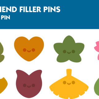 8 Piece Forest Friend Filler Pins