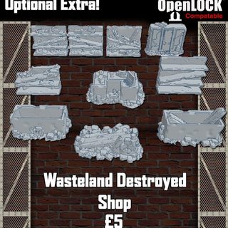 Wasteland Destroyed Shop