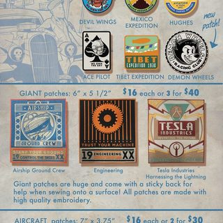 3 Giant Patches for $40