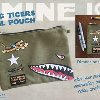 Flying Tigers Pencil Pouch