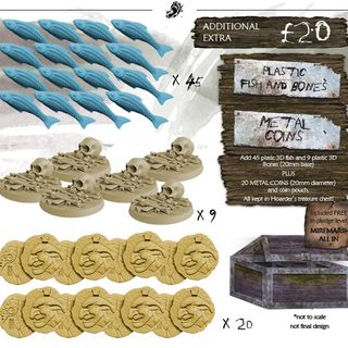 Miremarsh -Plastic Fish & Bones and Metal Coins (Pre-order)