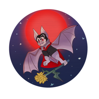 Bat Strahd wooden pin