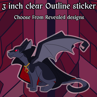 Clear Outline sticker