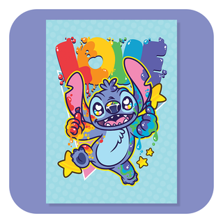 Alien Says Love Mini Print