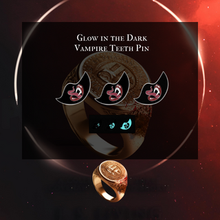 Vampire Teeth Pin