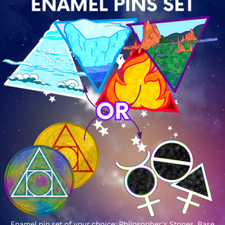 Alchemical Symbol Pin Set