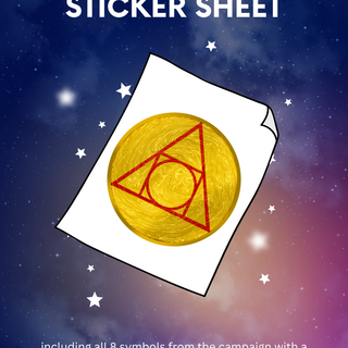 Alchemical Symbols STICKER SHEET