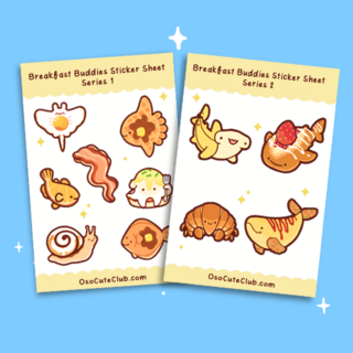 Underwater Breakfast Club Sticker Sheet