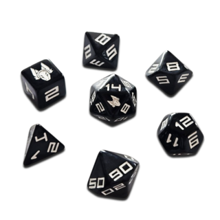 ZOR Dice Set - Black & White