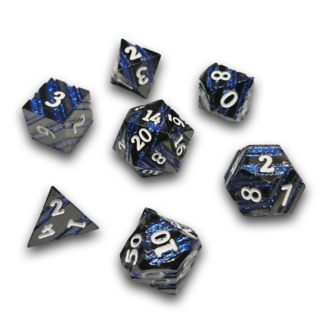'Bulkhead' Metal Dice - Navy