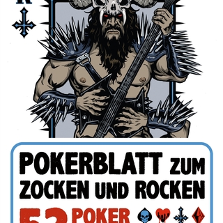 Metal Heroes Poker Deck