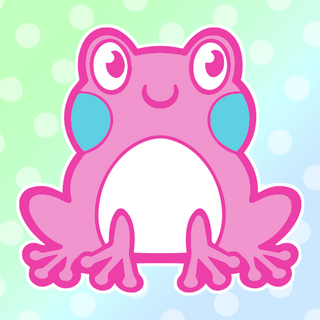 Pink Frog Mini Pin
