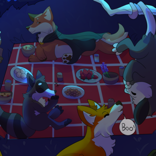 Potluck postcard