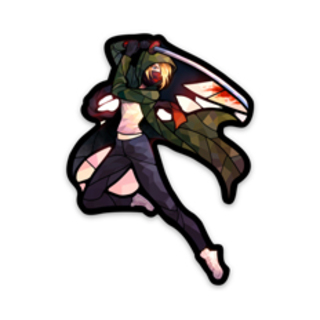 "Dancer Stained Glass" Sticker*