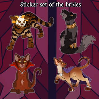 The Brides Sticker set