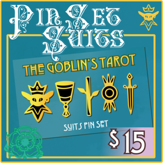 Gobs Tarot Suits Pins