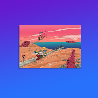 Islands of Weirdhope A5 Art Print