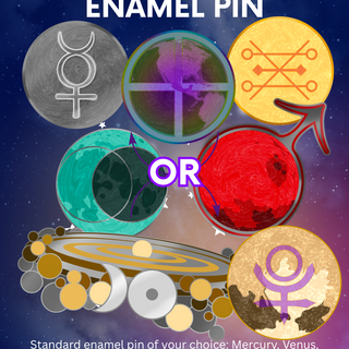 Rocky Planet Pin