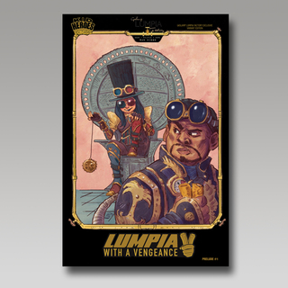 HOLOFOIL Gaslamp Lumpia Factory Exclusive Cover Variant by Patrick Ballesteros - Comic Book LE - LUMPIA WITH A VENGEANCE: PRELUDE #1 Comic Book