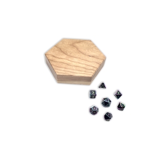 BARD - Domestic Wood Dice and mini hex case
