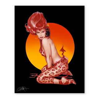 'The Devil in Miss Page' – 8" x 10" Giclée Print (Signed)