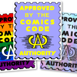 Comic Code Authority Color Sticker Set #2