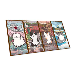 Cat Sudoku Four Season Playmat