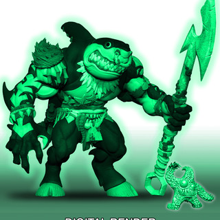 BULL-TOOTH "GLOW IN THE DARK" VARIANT! •