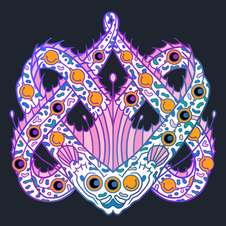 Oarfish Pin - Rainbow