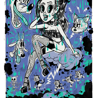 LUST DESIRE SDCC EXCLUSIVE 13X19 PRINT by Frank Forte