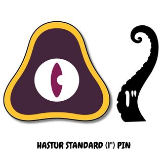 Hastur Standard (1") Enamel Pin