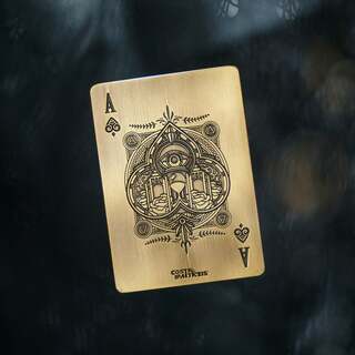 Primordial 3.5" x 2.5" Antique Gold Card