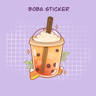 Early Bird Boba Sticker