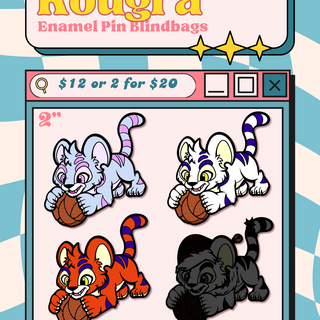 Kougra Blind Bag Pins