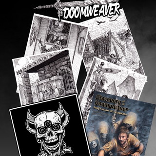 2.5" Vinyl Sticker Pack (Cover, 4 internal art, DGG Logo)