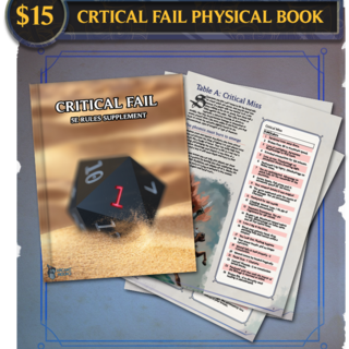 Critical Fail: 5E Rules Supplement Physical Book
