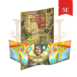 Adventures in the Household - Narrator Screen + Map of the House