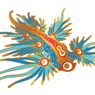 Nudibranch Pin Gold