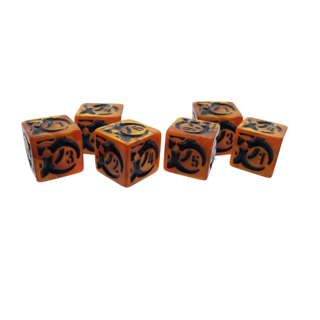 Biohazard d6 Dice Set