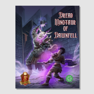 Dread Minotaur of Dawnfell Softcover Book