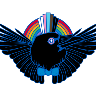 Crow Of Pride Pin