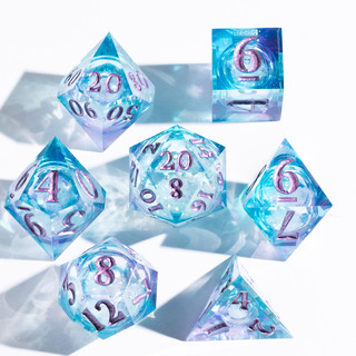 Liquid Core Dice Set – Stardust (7-Piece)