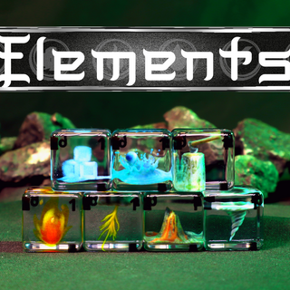 Regular (16mm) D6 Dice Set - Elements