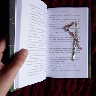 Sword Hook Metal Bookmark