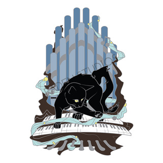Mythical Bards Series 2 "Cat-Sìth" Hard Enamel Pin